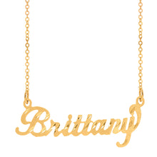 Load image into Gallery viewer, Brittany Name Necklace