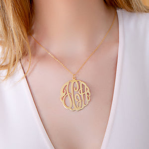 Script Monogram Pendant