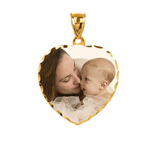 Load image into Gallery viewer, Heart Color Photo Pendant