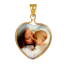 Load image into Gallery viewer, Sterling Silver Mother of Pearl Photo Pendant
