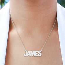 Load image into Gallery viewer, Block Name Necklace