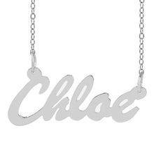 Load image into Gallery viewer, Scripted Chloe Name Necklace