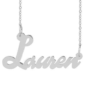 Scripted Lauren Name Necklace