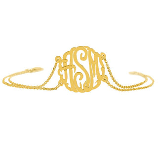 Rollo Bracelet with 7/8" Monogram