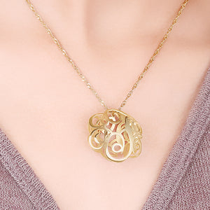 3D Monogram Necklace