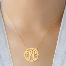 Load image into Gallery viewer, Monogram Initial Necklace