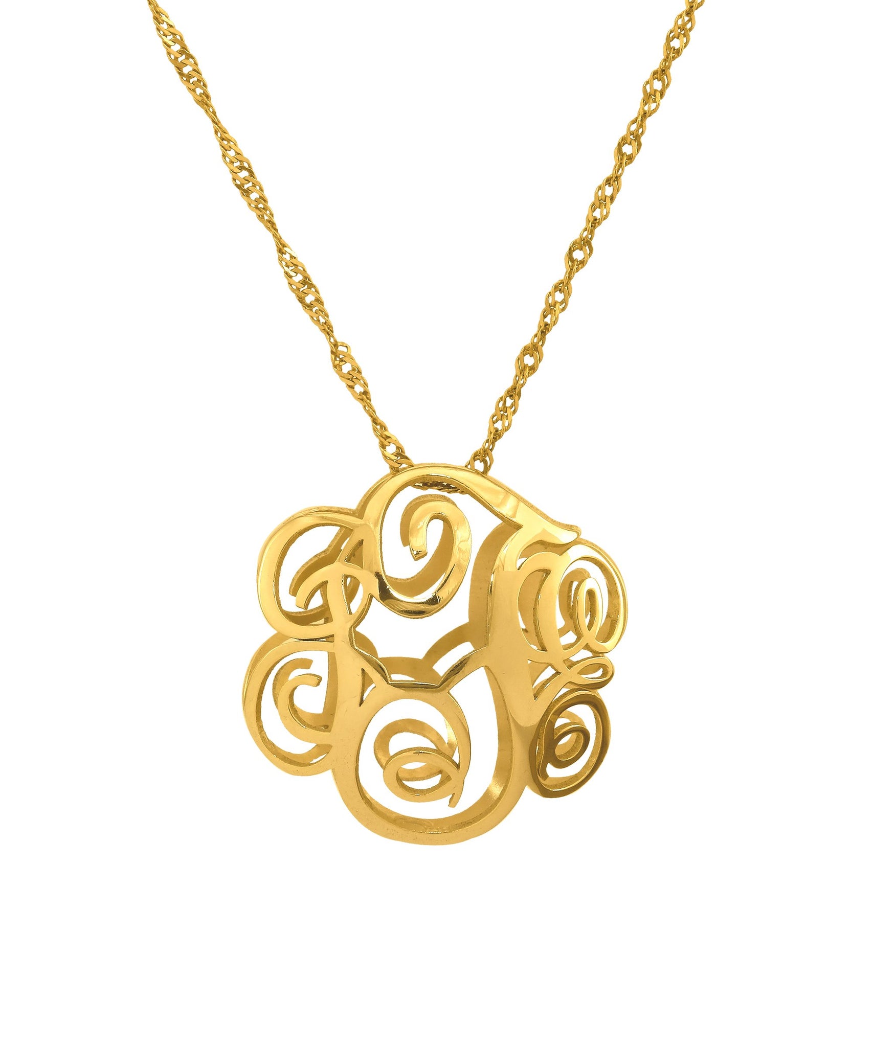 Monogram jewellery